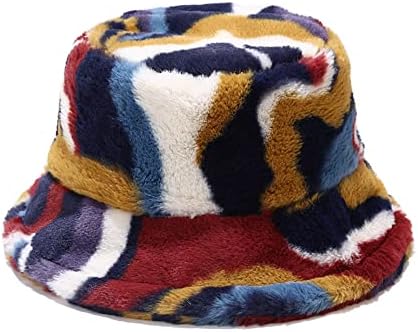 Women's Faux Fur Fuzzy Bucket Hat