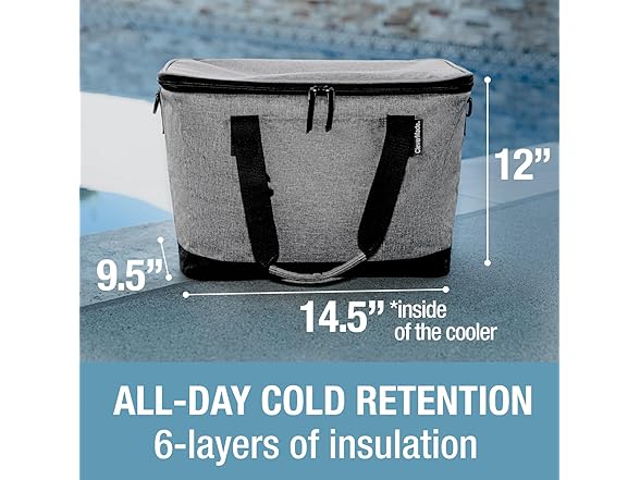 CleverMade Collapsible Insulated Cooler Bag