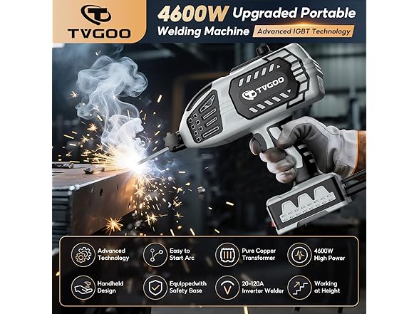 Portable Handheld Welding Machine | 20-120A ARC