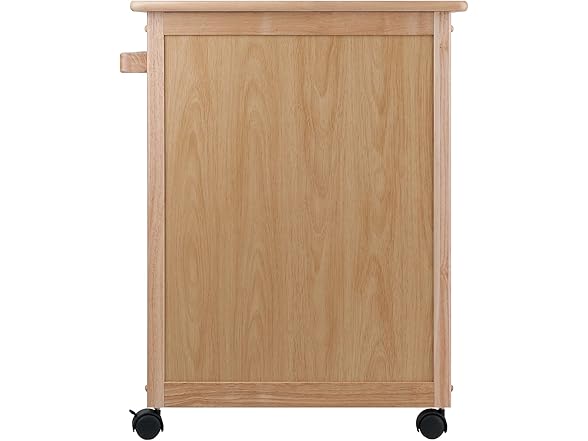 Winsome Wood Kitchen Cart, Natural, Single Drawer