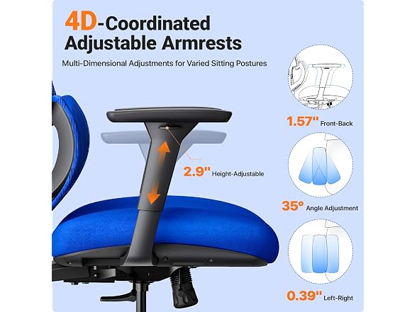 Jacia 400lb Big & Tall Mesh Office Chair