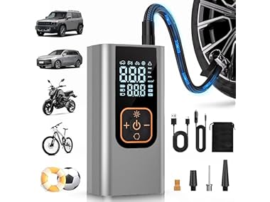 $19.99, Was $39.99, 50% Off! QKMPOM 180PSI Tire Inflator dealfomo