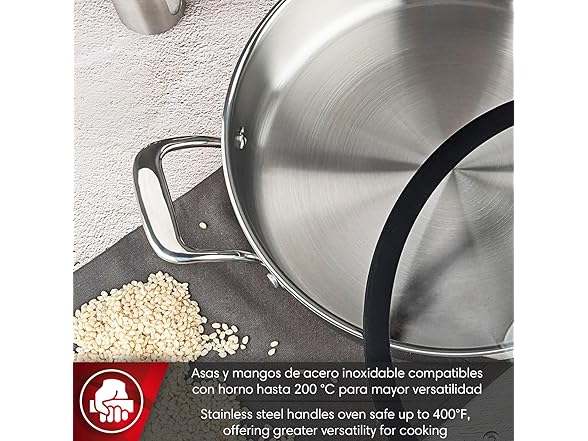 MAGEFESA Balance 11-inch Stainless Steel Braiser