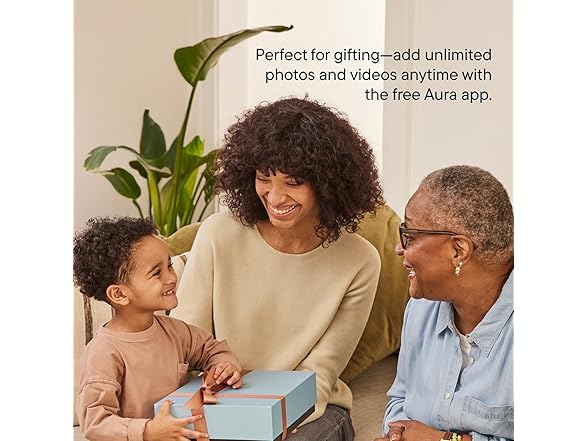 (NEW) AURA Mason 9" WiFi Digital Picture Frame
