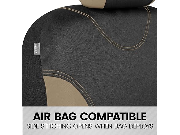 BDK BDK UltraSleek Beige Seat Covers for