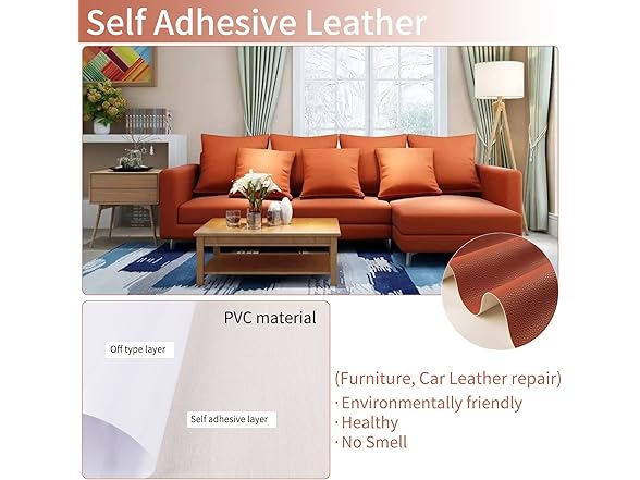 Beslife Leather Repair Patch 17X79