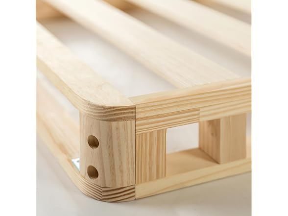 ZINUS Edgar 4 Inch Wood Box Spring, Mattress Foundation