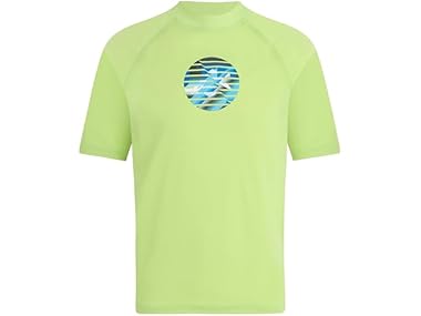 $7.99, Was $19.99, 60% Off! Kanu Surf Boys Paradise UPF 50 Sun Rashguard Shirt dealfomo