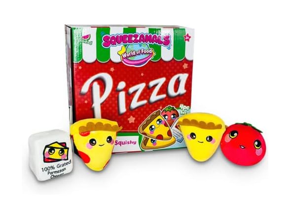 Squeezamals World of Food New York Pizza Playset