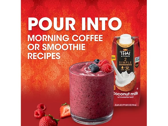 Thai Kitchen Unsweetened Coconut Milk 6 Pack