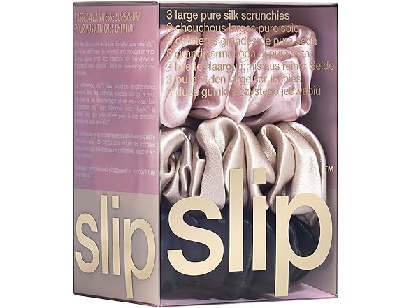 SLIP Large Scrunchies (Set of 3)