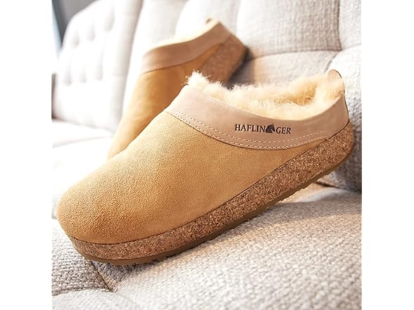 HAFLINGER Snowbird Lambskin Leather Clog