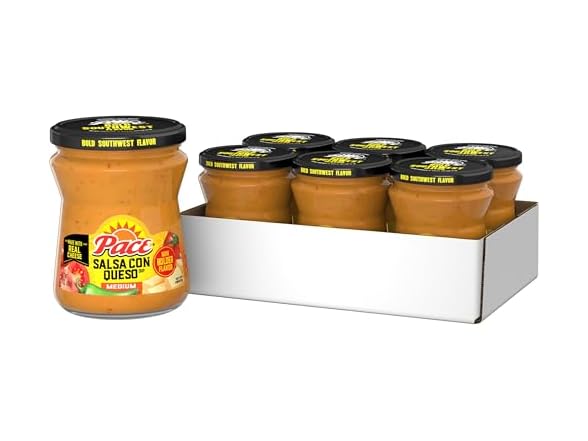 6PK Pace Salsa Con Queso Cheese Dip