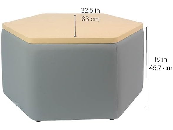 FDP Pro Hexagon Ottoman Table