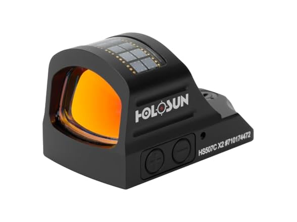 HOLOSUN 407C/507C-X2 Series Sight (Multi-Rectical Red) Black