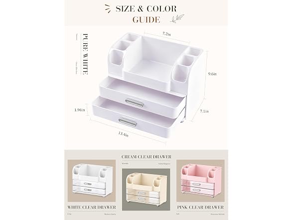 Large Makeup Organizer Countertop