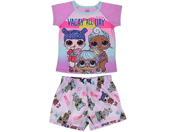 Girls 2-Piece Vaycay Pajama Set
