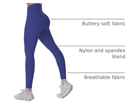 Sunzel Womens Leggings 28in M Navy