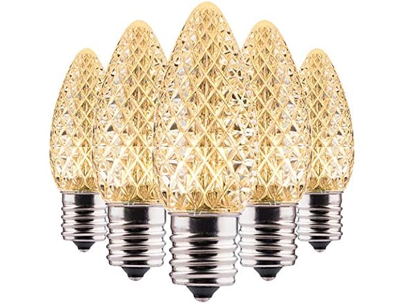 Minetom 50 Pack C9 LED Christmas Light Bulbs