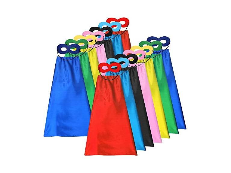 Kids Superhero Capes and Masks 14 Sets - Gallery 10