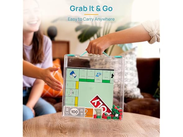 Vtopmart 3 Pack Board Game Storage Containers