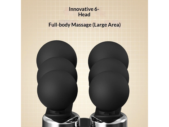 2-IN-1 6 Head Massage Gun