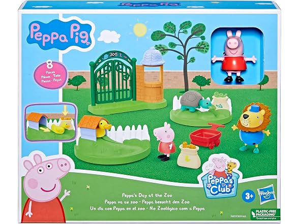 Peppa Pig Toys Peppa's Day at The Zoo Playset