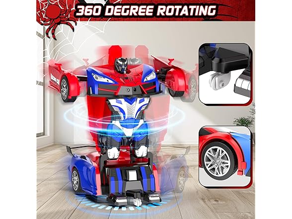 CEGOUFUN Remote Control Car with One Button Transformation