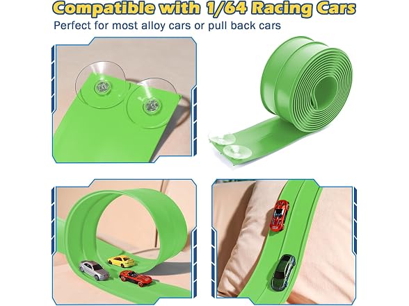 INKZOO Flexible Race Track Green