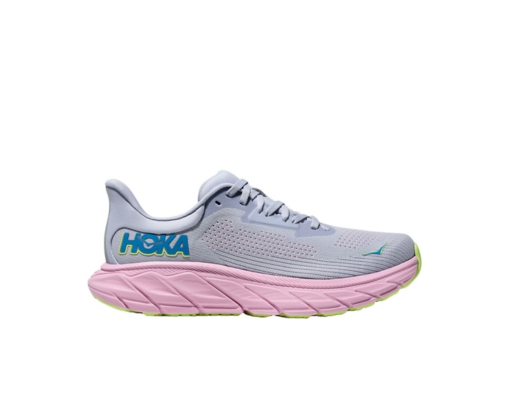Hoka Arahi 7 Women's Shoes Gull/Pink Twilight Size 8
