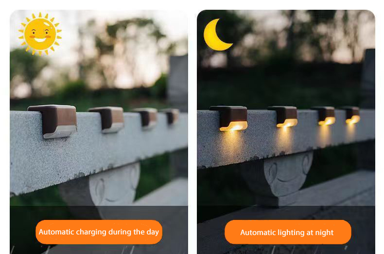 8-Pk Solar LED Deck & Step Lights- Choose Color - Gallery 37