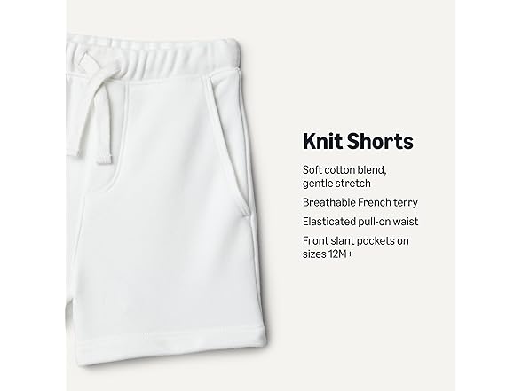 Baby Terry Shorts 2Pk | Your Color Choice