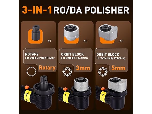 PROTMEX Cordless Car Buffer Polisher