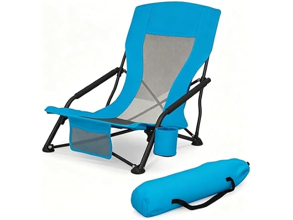 Suptinwear Low Back Beach Chair