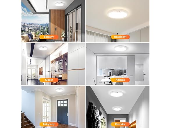Brightever B0FN4538TH 2-Pack Motion Sensor Ceiling L