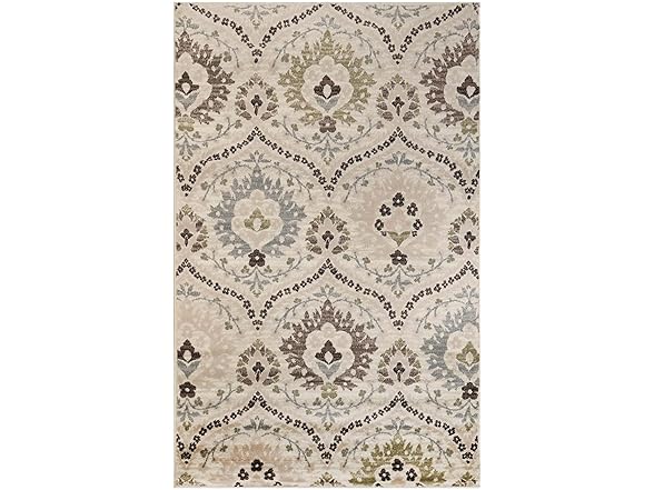 Superior Modern Oriental Floral Damask Rug