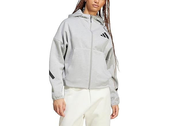 adidas Womens ZNE Zip Hoodie