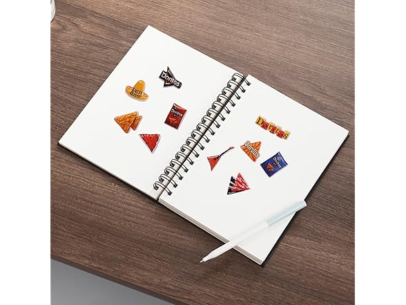 Doritos Fun Stickers for Kids Classroom, Cute Puffy