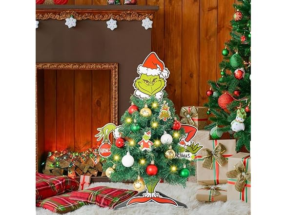 KISIQI Grinch Tabletop Decoration