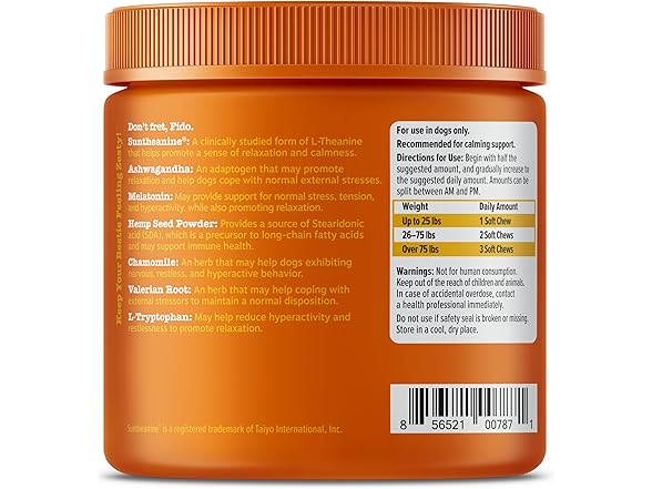 Zesty Paws Calming Chews Dogs 90ct