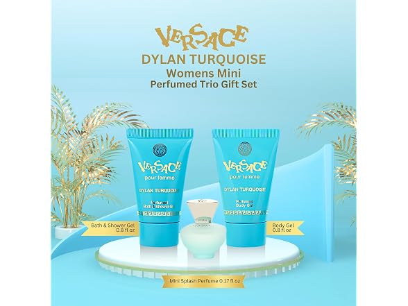 Versace Dylan Turquoise Womens Mini Perfume Trio