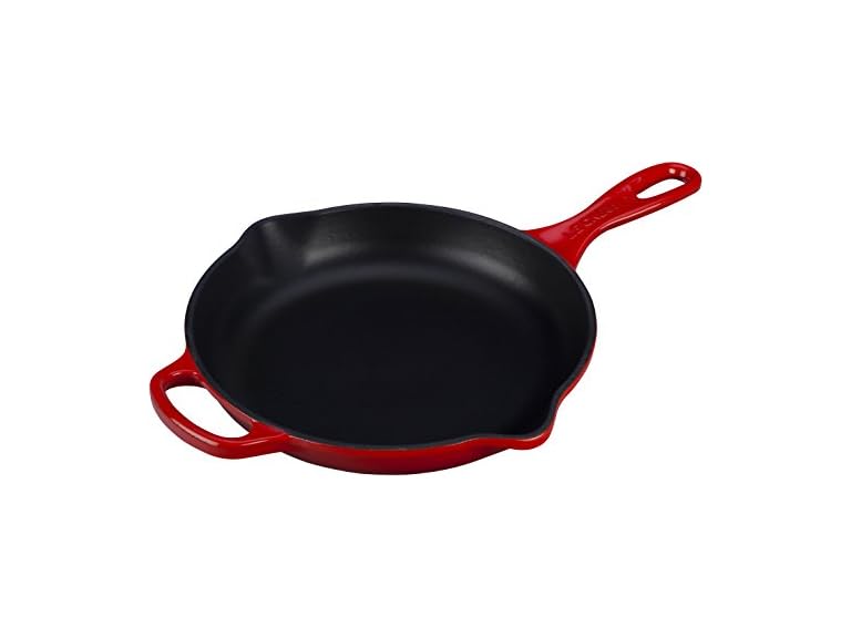 Le Creuset 9" Diameter Cast Iron Skillet, Pick Color