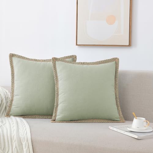 Set of 2 Throw Decorative Pillow Covers