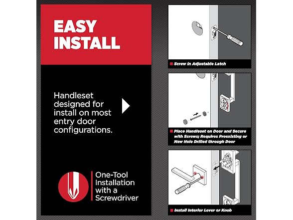 Kwikset Prague Front Door Handle
