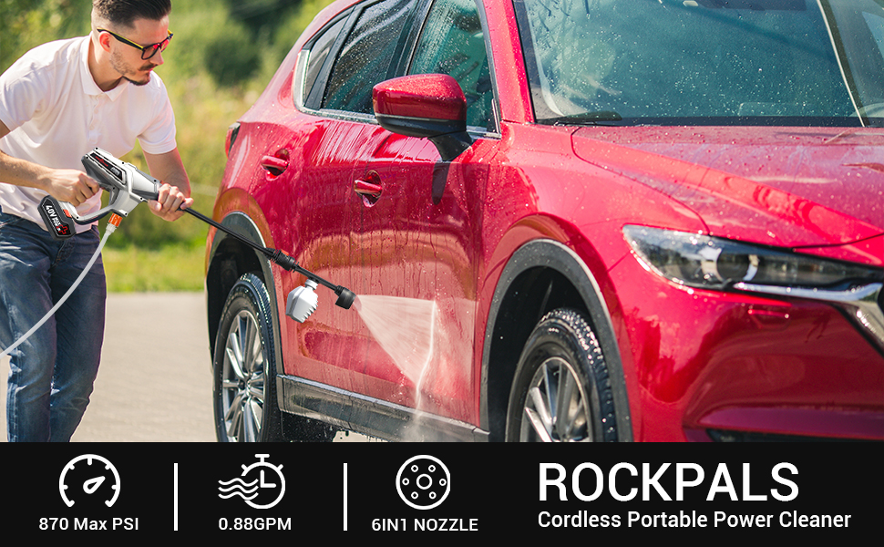 ROCKPALS Cordless Pressure Washer (Open Box) - Gallery 17