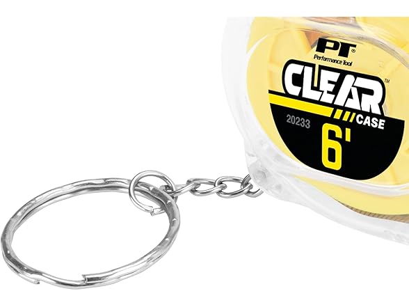 6ft Clear Mini Tape Measure