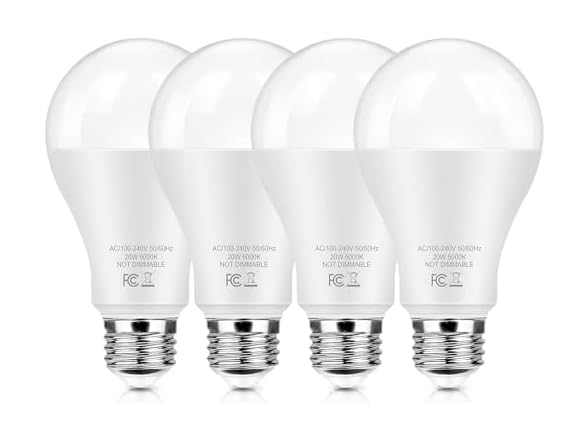 TOBUSA LED Light Bulbs, 20 W, Daylight White (Your Choice)