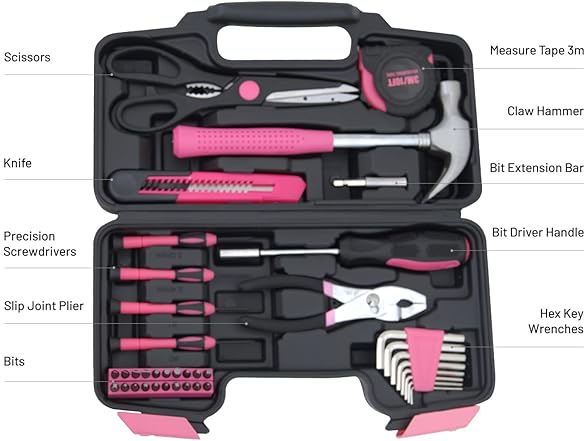 HANTINSTINA 39-Piece Household Tools Kit