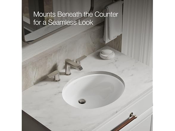Kohler Caxton Oval 17 x 14 Undermount bathroo