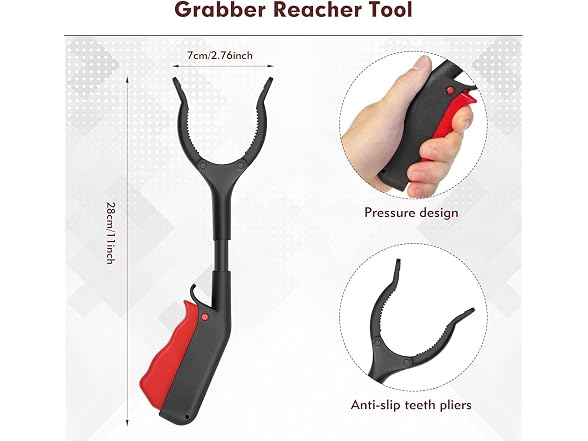 YEWANG GAR-100 (2 Pack) 11in Grabber Reacher Tool